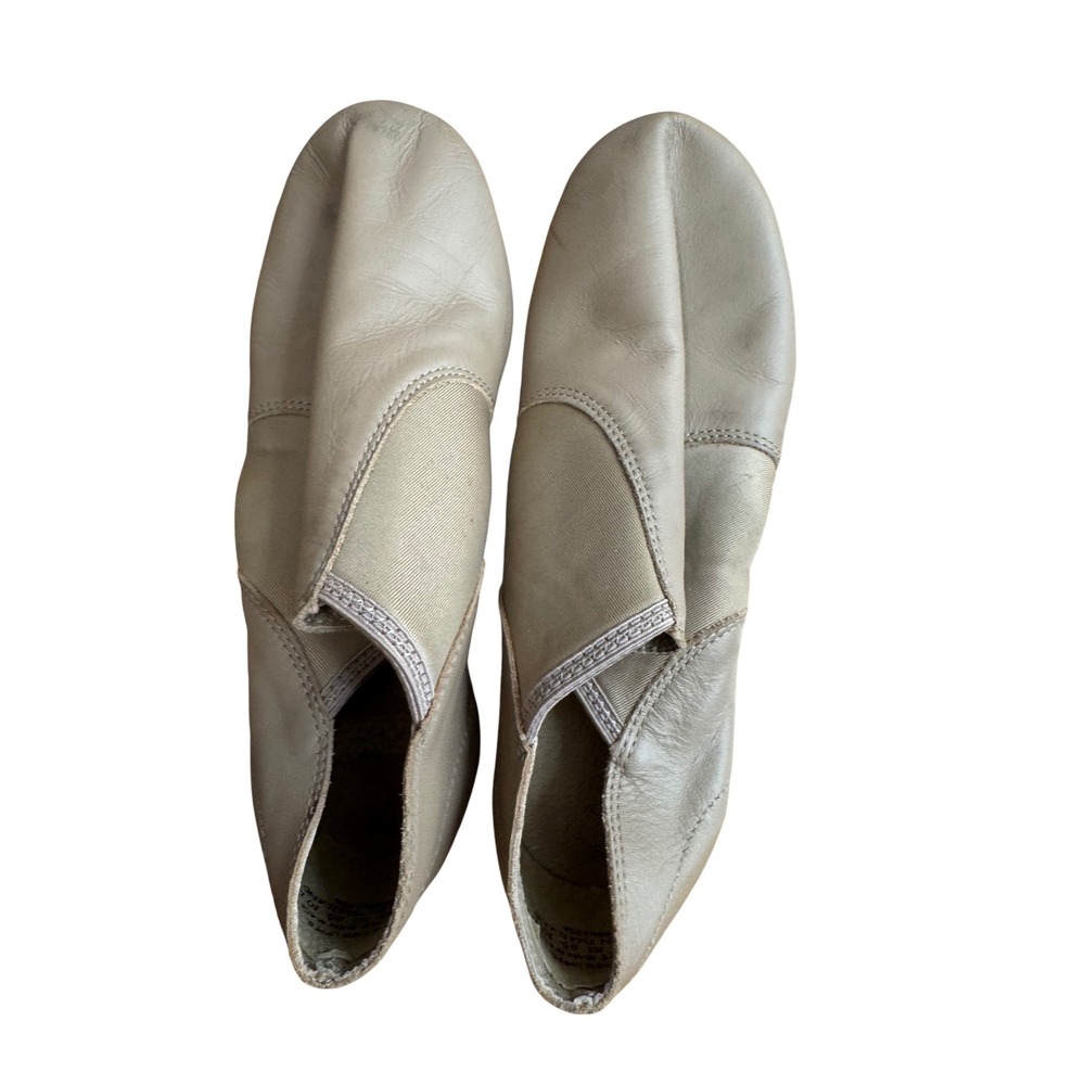 Capezio Leather Jazz Dance Shoes Split Sole Tan Women Adult Size 7‎